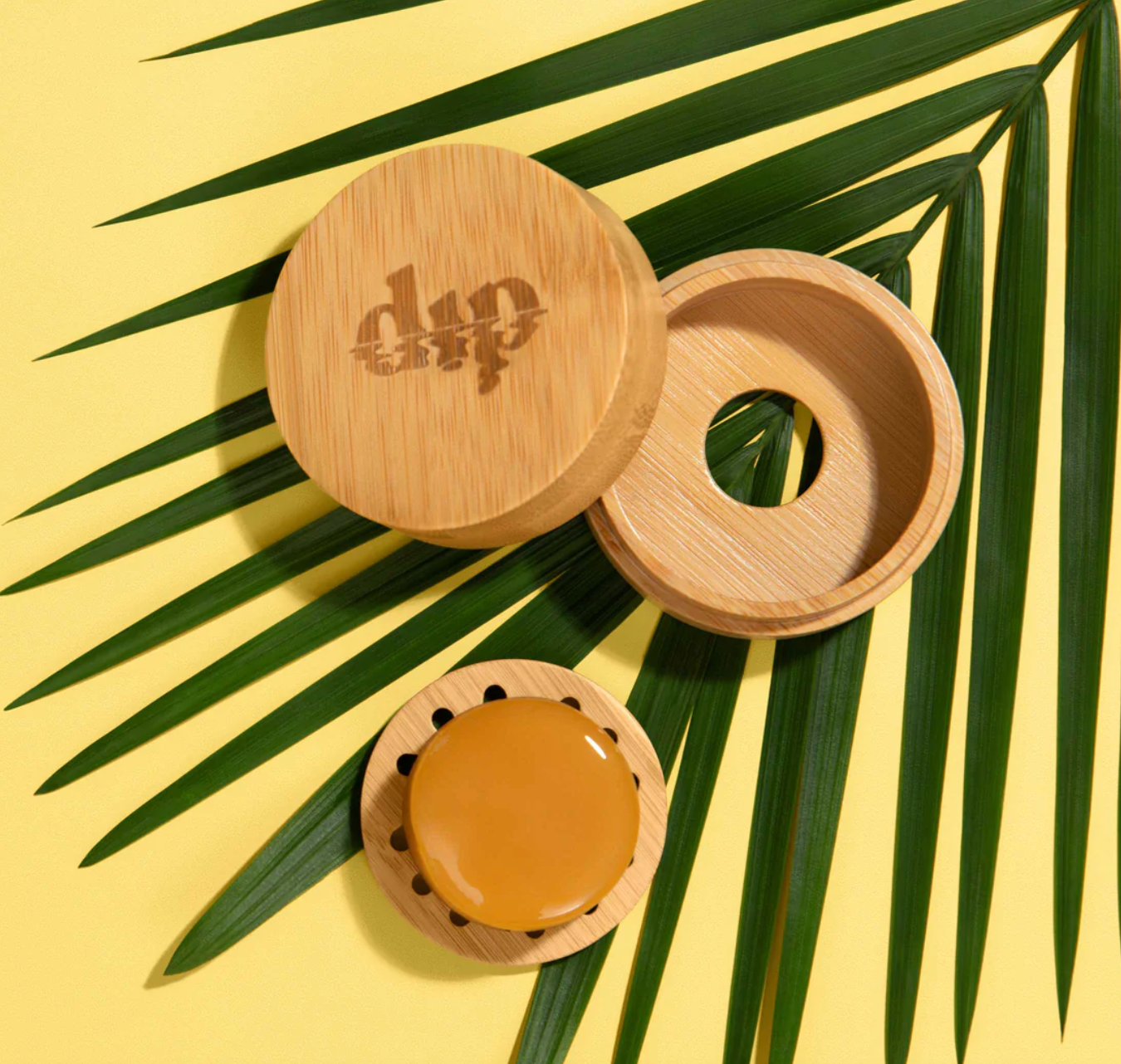 Mini Bamboo Travel Case with Coaster